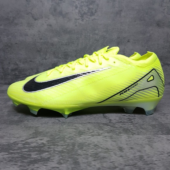 NIKE Zoom Vapor 16 Elite FG Soccer Cleats Mens Size 11 Volt Black FQ1457-700‎